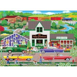 RoseArt – Home Country – Sweet n Sticky Honey Farm – 1000 Piece Jigsaw Puzzle for Adults(Flowers From The Valley)