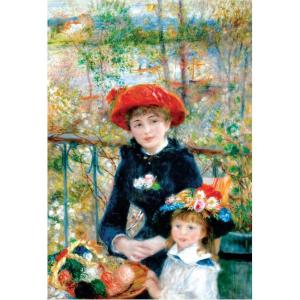 RoseArt – Kodak Masters – The Two Sisters On The Terrace 2000 Piece Jigsaw Puzzle, Fine Art Renoir Garden Puzzle for Adults(Two Sisters)