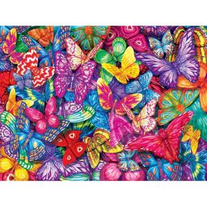 RoseArt – Kodak Premium – Colorful Butterflies – 350 Piece Jigsaw Puzzle for Adults