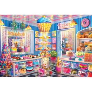 RoseArt – Kodak Premium Collector – Main Street Bakery – 2000 Piece Jigsaw Puzzle for Adults(Main Street Bakery)