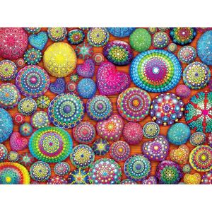 RoseArt – Kodak Premium Cork – Love is Everywhere – 1000 Piece Jigsaw Puzzle for Adults(Mandala Stones)