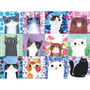 RoseArt – Planet Cat – Floral Cats – 300 Piece Jigsaw Puzzle