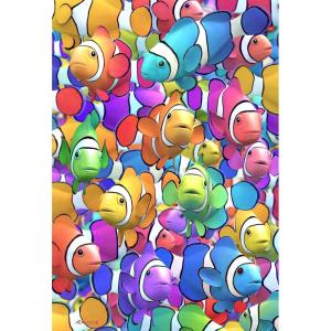RoseArt – Super Deep 3D Butterfly Magic – 300 Piece Jigsaw Puzzle for Adults(Clown Fish Magic)