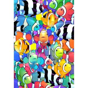 RoseArt – Super Deep 3D Hot Air Balloon Magic 300 Jigsaw Puzzle for Adults(Clownfish Magic II)