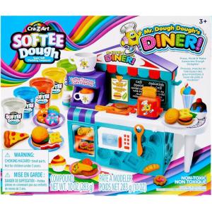 Softee Dough Mr. Dough Dough’s Diner Playset, Create Mini Diner Food Treats, Ages 3 and Up