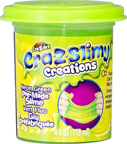 image:imageCraZArt CraZSlimy Premade Single Cans Slime 4 Oz 1 Can Random Color