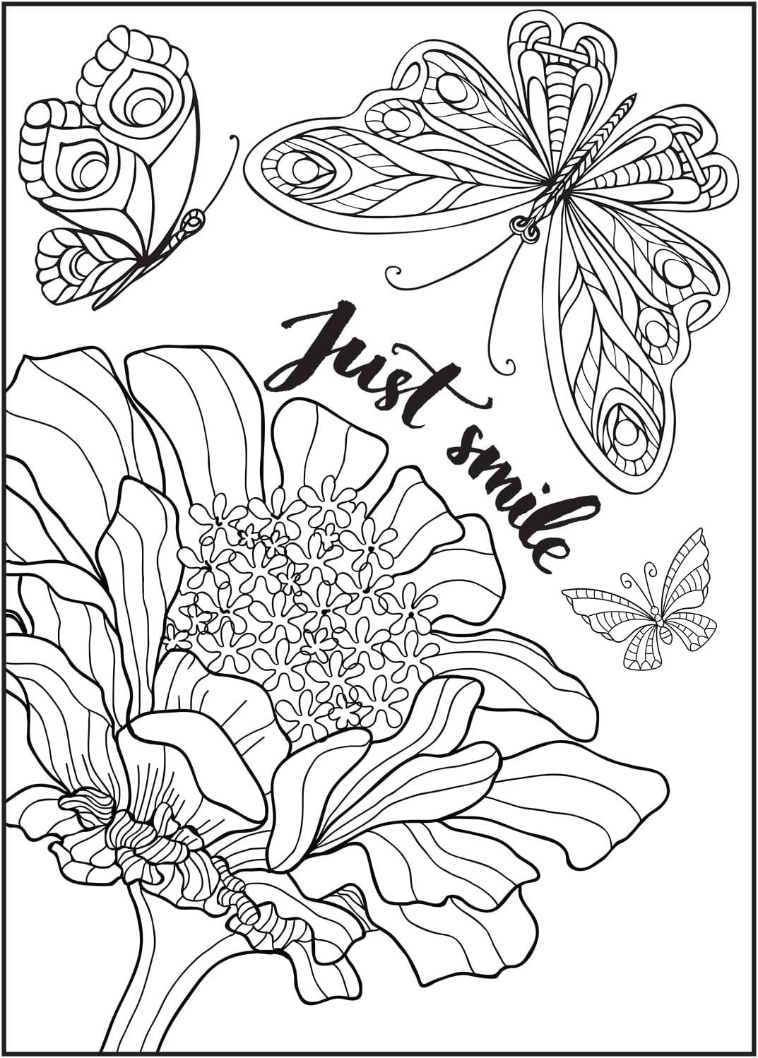 image:imageCraZArt Spread Your Wings Creative Coloring Book 64 Page