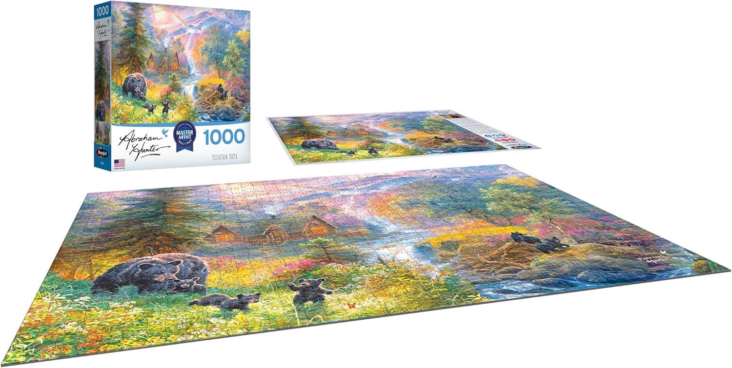 image:imageRoseArt Abraham Hunter 1000 Piece Jigsaw Puzzle for AdultsMountain Mama