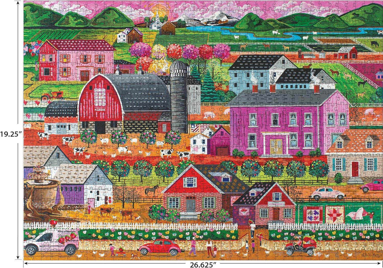 image:imageRoseArt Kodak Premium I Love Donuts 1000 Piece Jigsaw Puzzle for AdultsSpring Country