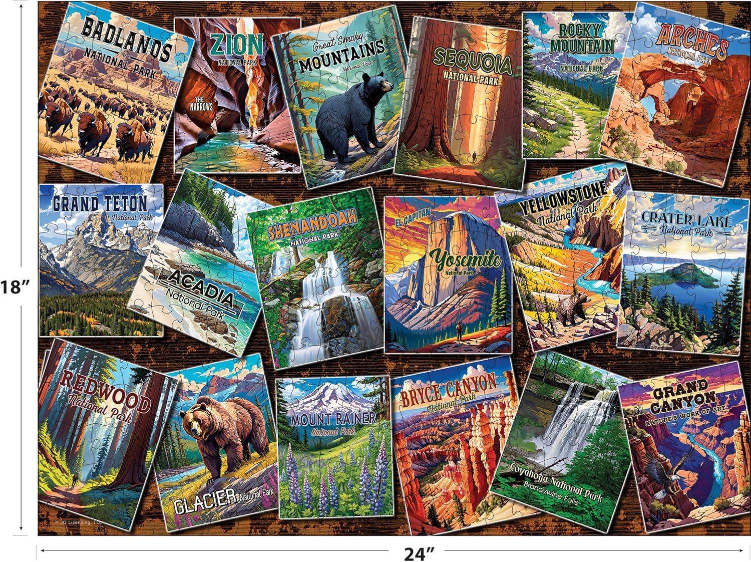 image:imageRoseArt Kodak Premium Knitting Kitten 350 Piece Jigsaw Puzzle for AdultsNational Parks