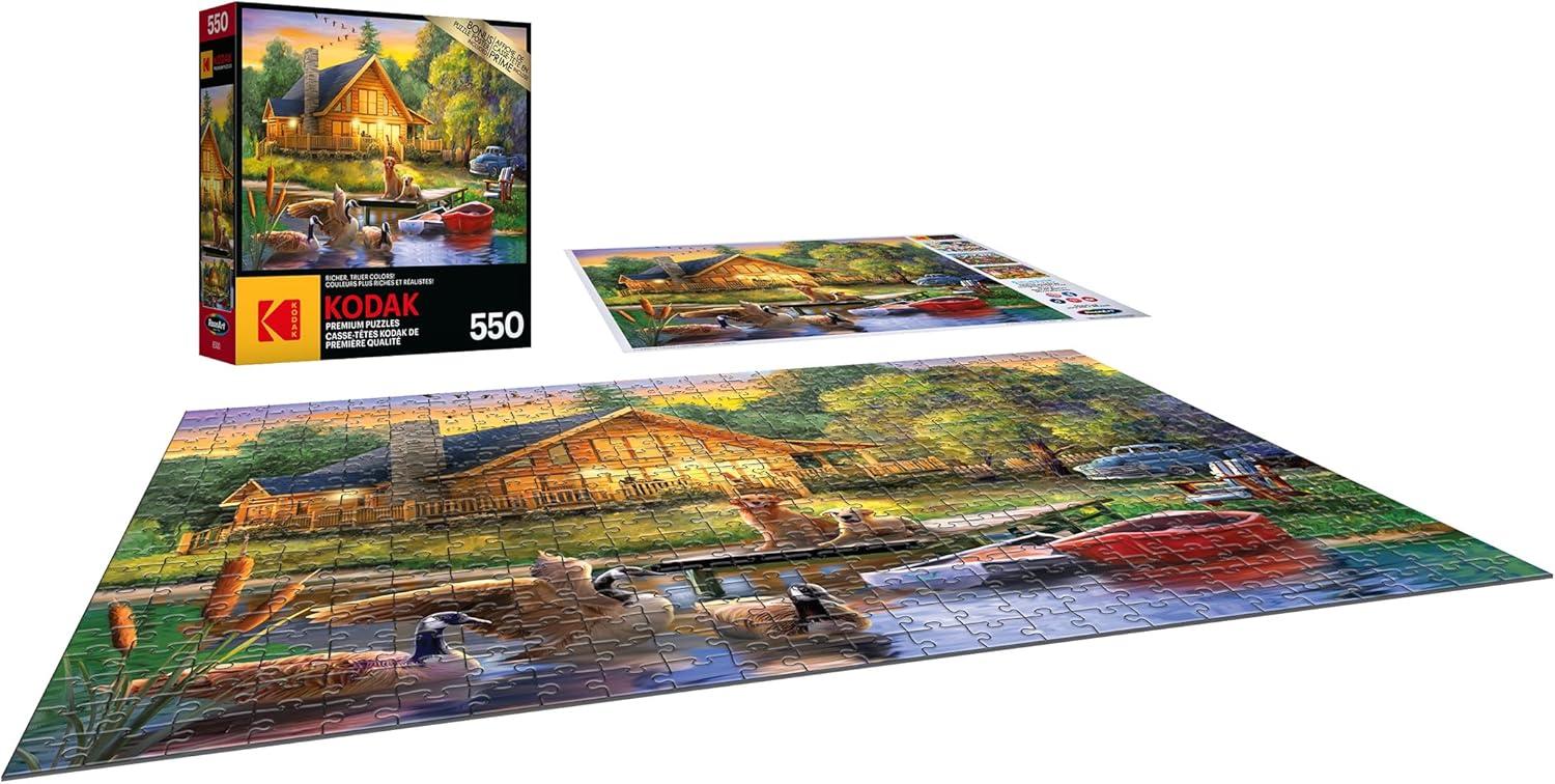 image:imageRoseArt Kodak Premium Lots of Sprinkles Donuts 550 Piece Jigsaw Puzzle for AdultsGuardians of The Lake