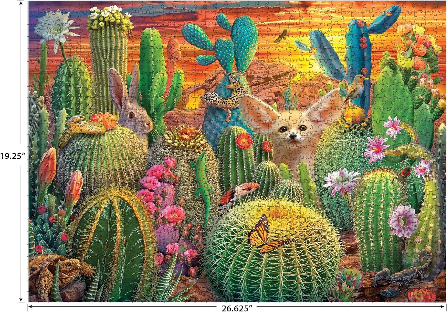 image:imageRoseArt Kodak Premium Cork Kittens by The Fireplace 1000 Piece Jigsaw Puzzle for AdultsCactus Critters
