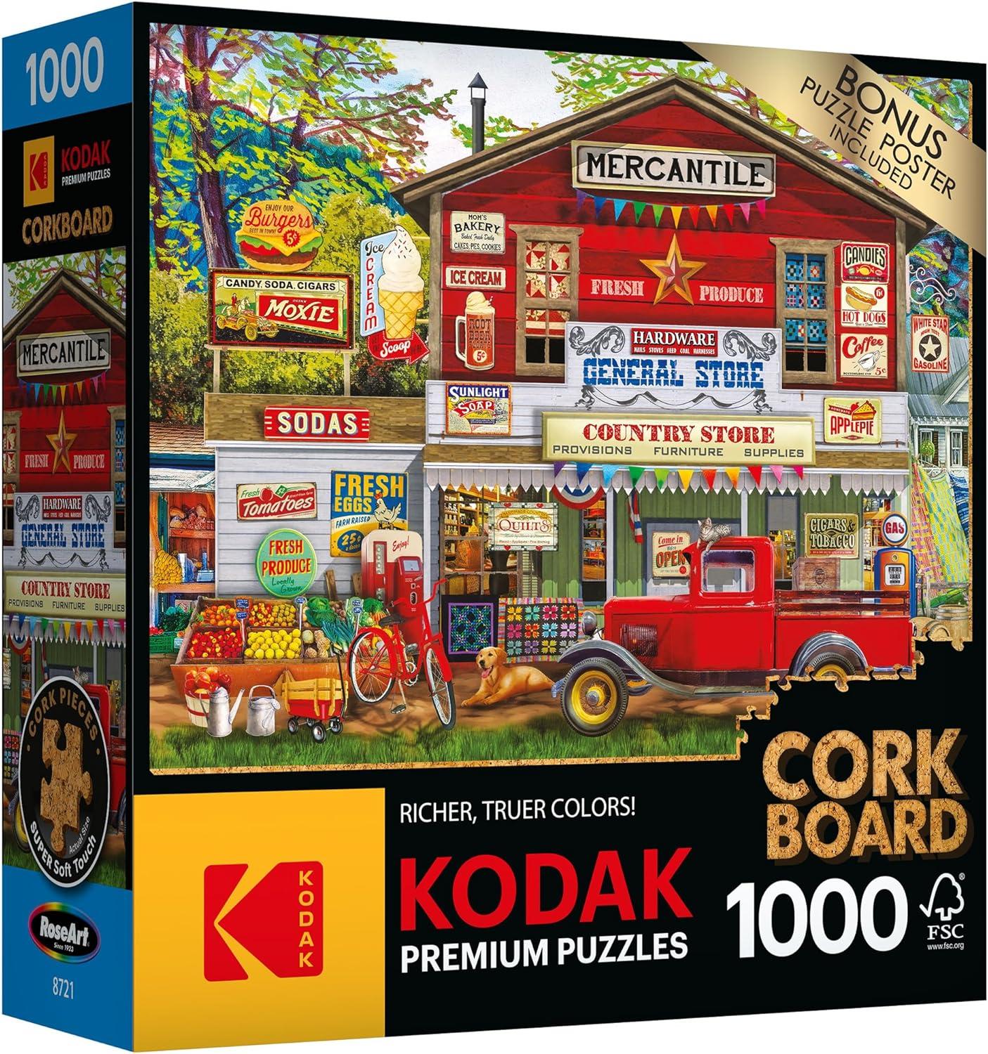 image:imageRoseArt Kodak Premium Cork Kittens by The Fireplace 1000 Piece Jigsaw Puzzle for AdultsOpen for Business