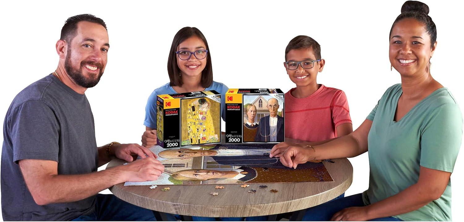 image:imageRoseArt Kodak Premium Masters American Gothic by Grant Wood 2000 Piece Jigsaw Puzzle for AdultsAmerican Gothic By Grant Wood