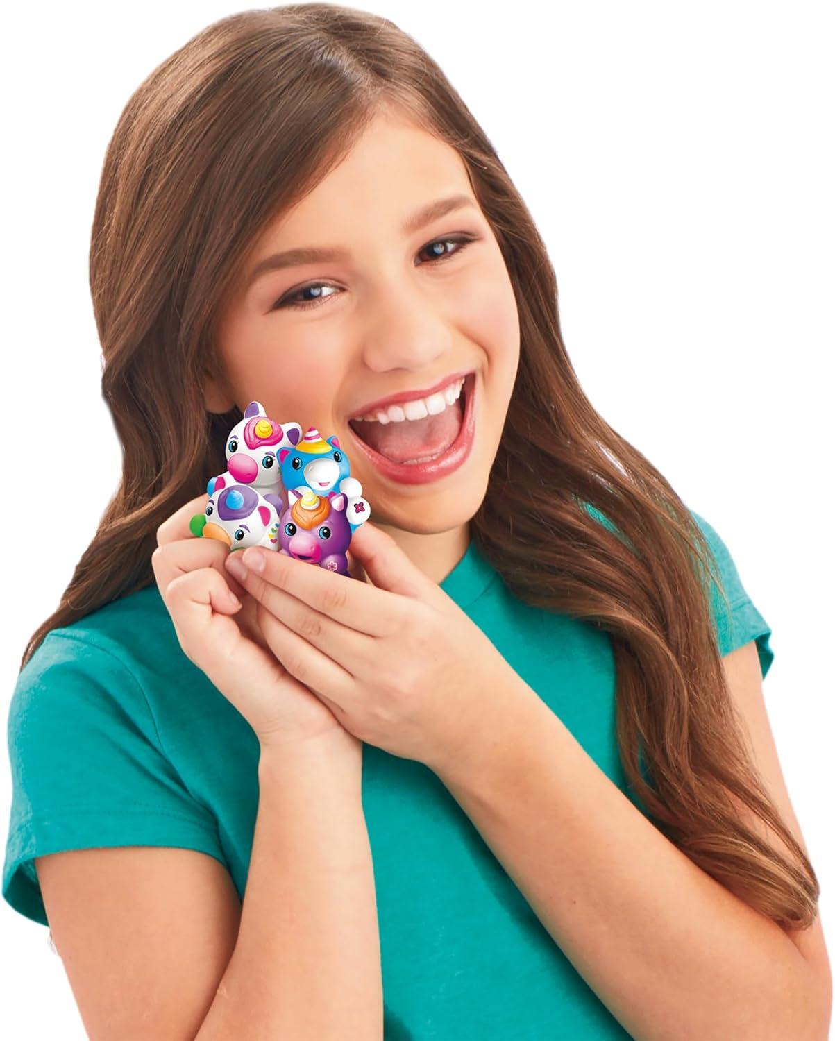 image:imageShimmer n Sparkle CRAZ Squeezies Unicorn Surprise Mommy amp Babies Plush Making Kit 5 Piece Squeezie Set Arts and Crafts Activity for Ages 6 and Up