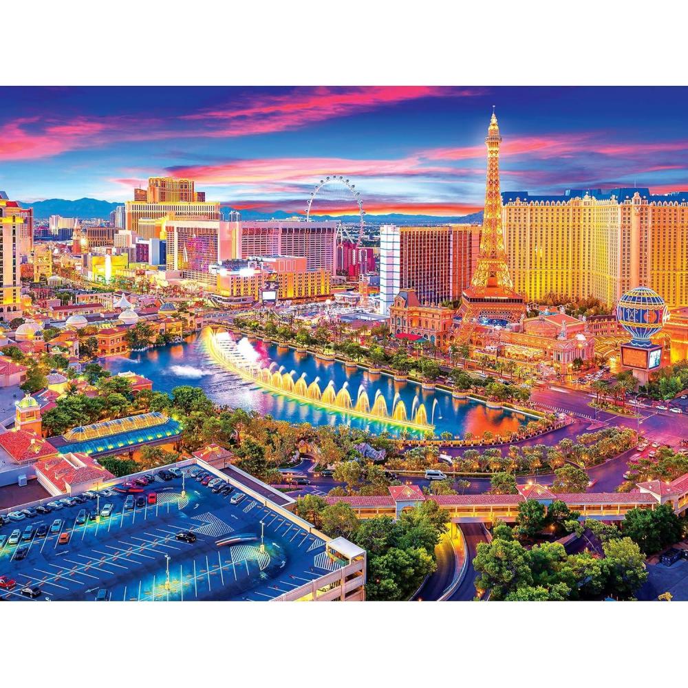 image:imageRoseArt  Kodak Premium  Birds and Blooms  550 Piece Jigsaw Puzzle for AdultsLas Vegas Strip