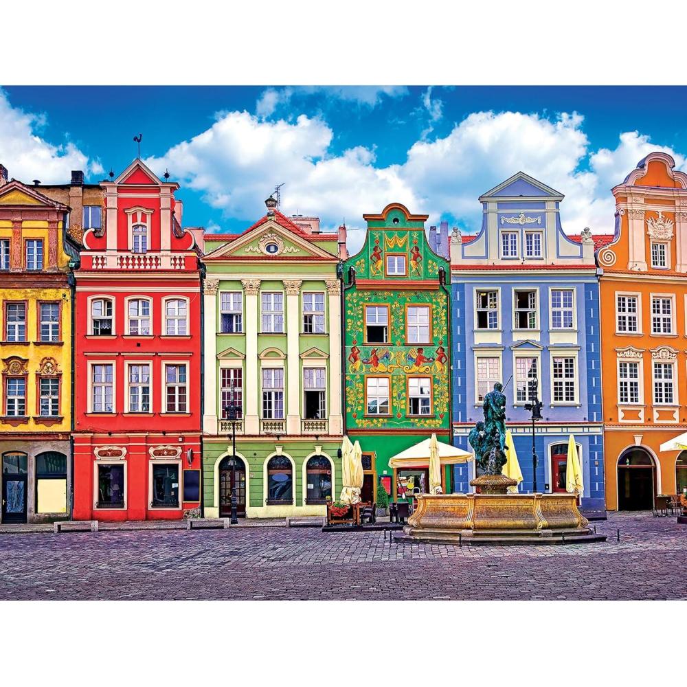 image:imageRoseArt Kodak Premium Colorful Buildings Ponzan Poland 350XL Piece Jigsaw Puzzle for Adults