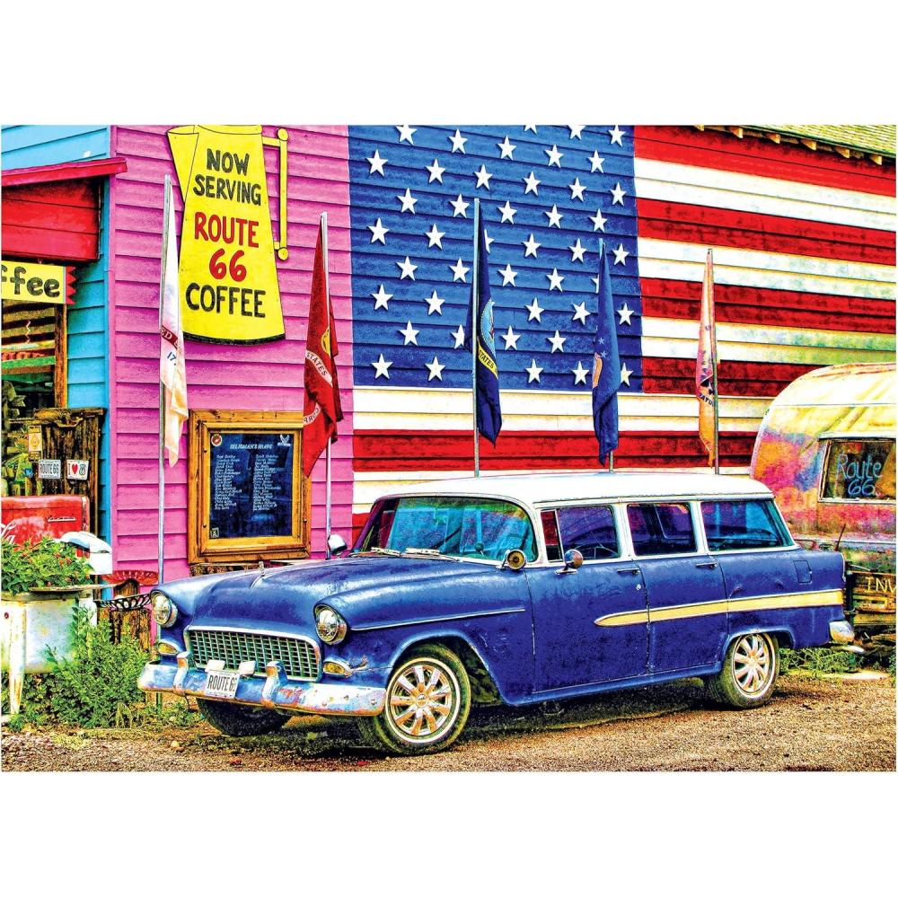 image:imageRoseArt  Kodak Premium  Friendly Birds  1000 Piece Jigsaw Puzzle for AdultsRoute 66