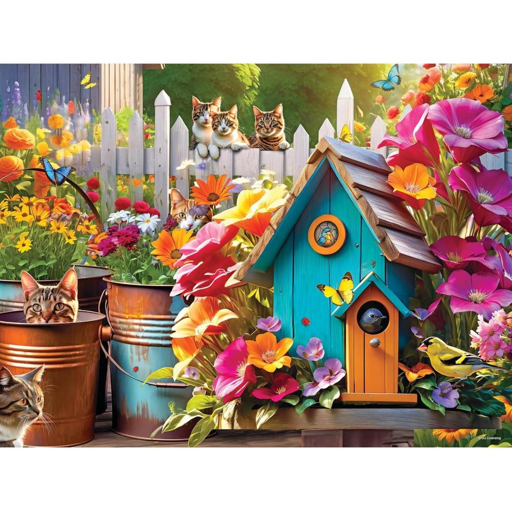 image:imageRoseArt  Kodak Premium  Knitting Kitten  350 Piece Jigsaw Puzzle for AdultsKodak Premium