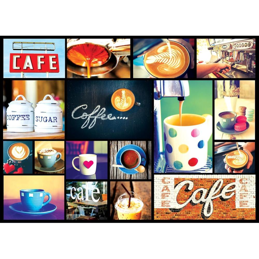 image:imageRoseArt Kodak Premium Cork Coffee 1000 Piece Jigsaw Puzzle for AdultsCoffee