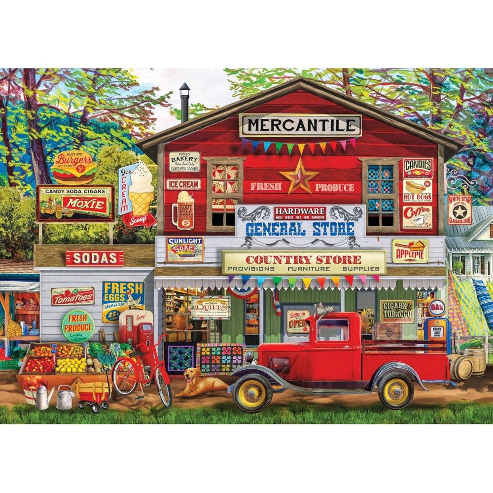 image:imageRoseArt  Kodak Premium Cork  Kittens by The Fireplace  1000 Piece Jigsaw Puzzle for AdultsOpen for Business