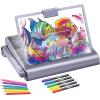 CRA-Z-Art Timeless Creations 2-in-1 Visual Art Designer, Tracing Desk, Light Box Drawing Set with Phone Holder to Record and Post Drawing Videos, Great for Ages 8 and up