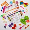 Cra-Z-Art XOMG POP! Pop Star Hair Stylist Studio – Make Your own Hair Bows, Wraps, Barrettes and Charms – Comes with 3 Hair Color Creams – Great for Kids Birthday Present Ages 8 and Up
