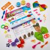 Cra-Z-Art XOMG POP! Pop Star Hair Stylist Studio – Make Your own Hair Bows, Wraps, Barrettes and Charms – Comes with 3 Hair Color Creams – Great for Kids Birthday Present Ages 8 and Up