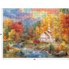 RoseArt – Abraham Hunter – Church by The River – 500 Piece Puzzle for Adults(Church By The River)