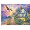 RoseArt – Abraham Hunter – Church by The River – 500 Piece Puzzle for Adults(Coastal Home)