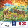 RoseArt – Abraham Hunter – Church by The River – 500 Piece Puzzle for Adults(Family Moment)