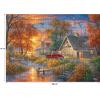 RoseArt – Abraham Hunter – Over The River- 1000 Piece Adult Jigsaw Puzzle(Grandpa’s Farm)