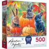 RoseArt – Abraham Hunter – Pumpkin Patch Bunnies – 500 Piece Jigsaw Puzzle for Adults(Pumpkin Patch Bunnies)