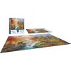 RoseArt – Abraham Hunter – Sleepy – 1000 Piece Jigsaw Puzzle for Adults(Autumn at Rainbow Falls)