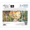 RoseArt – Abraham Hunter Triptych – Forest Enchantment – 1500 Piece Jigsaw Puzzle for Adults