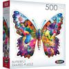 RoseArt – Big Shaped – Beautiful Butterfly – 500 Piece Jigsaw Puzzle for Adults(Beautiful Butterfly)