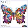 RoseArt – Big Shaped – Beautiful Butterfly – 500 Piece Jigsaw Puzzle for Adults(Beautiful Butterfly)