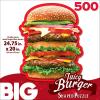 RoseArt – Big Shaped – Beautiful Butterfly – 500 Piece Jigsaw Puzzle for Adults(Juicy Burger)