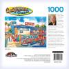 RoseArt – California Dreams – Diner Hangout – 1000 Piece Jigsaw Puzzle for Adults(Half Moon)