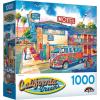 RoseArt – California Dreams – Diner Hangout – 1000 Piece Jigsaw Puzzle for Adults(Half Moon)