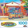 RoseArt – California Dreams – Diner Hangout – 1000 Piece Jigsaw Puzzle for Adults(Love Bus)