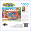 RoseArt – California Dreams – Diner Hangout – 1000 Piece Jigsaw Puzzle for Adults(Love Bus)