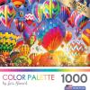 RoseArt – Color Palette – Ice Cream Parlor Pups – 1000 Piece Jigsaw Puzzle for Adults(Ballooning Fun)