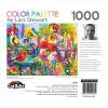RoseArt – Color Palette – Ice Cream Parlor Pups – 1000 Piece Jigsaw Puzzle for Adults(Bird Bath Garden)