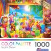 RoseArt – Color Palette – Ice Cream Parlor Pups – 1000 Piece Jigsaw Puzzle for Adults(Tiki Bar Paradise)
