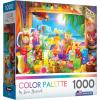 RoseArt – Color Palette – Ice Cream Parlor Pups – 1000 Piece Jigsaw Puzzle for Adults(Tiki Bar Paradise)