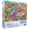 RoseArt – Home Country – County Corner Farmer’s Market 1000 Piece Jigsaw Puzzle for Adults(Old Mill Pond)
