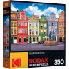 RoseArt – Kodak Premium – Colorful Buildings Ponzan Poland – 350XL Piece Jigsaw Puzzle for Adults