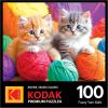 RoseArt – Kodak Premium – Golden Puppy Pals – 100 Piece Jigsaw Puzzle for Adults(Fuzzy Yarn Balls)