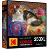 RoseArt – Kodak Premium – Knitting Kitten – 350 Piece Jigsaw Puzzle for Adults(Knitting Kitten)